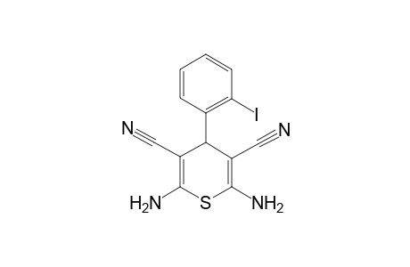 2,6-Diamino-4-(2-iodophenyl)-4H-thiopyran-3,5-dicarbonitrile