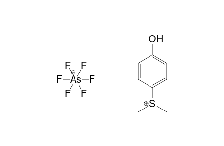 Sulfonium, (4-hydroxyphenyl)dimethyl-, arsenhexafluoride, salt