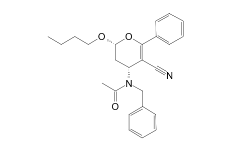 (syn-2,4)-4-(N-Acetylbenzylamino)-2-butoxy-6-phenyl-2,4-dihydro-2H-pyran-5-carbonitrile