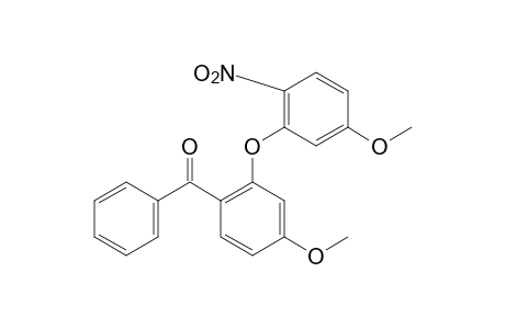 4-Methoxy-2-(5-methoxy-2-nitrophenoxy)benzophenone