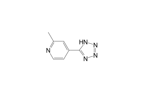 Pyridine, 2-methyl-4-(1H-tetrazol-5-yl)-