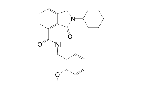 1H-isoindole-4-carboxamide, N-(2-methoxyphenylmethyl)-2-cyclohexyl-2,3-dihydro-3-oxo-