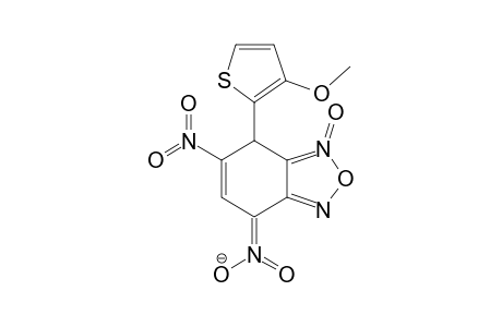 [7-(3-methoxy-2-thienyl)-6-nitro-1-oxido-7H-benzofurazan-1-ium-4-ylidene]-dioxido-ammonium