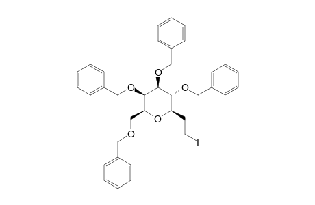 2-(2',3',4',6'-TETRA-O-BENZYL-BETA-D-GALACTOPYRANOSYL)-1-IODOETHANE