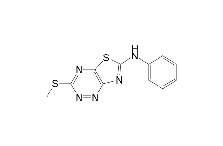 Thiazolo[5,4-e]-1,2,4-triazin-6-amine, 3-(methylthio)-N-phenyl-