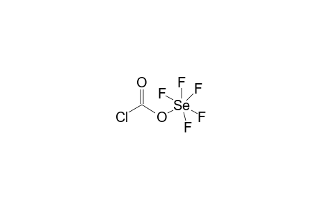 Chlorocarbonyl-pentafluoroselenate