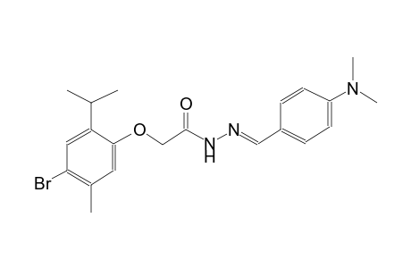 acetic acid, [4-bromo-5-methyl-2-(1-methylethyl)phenoxy]-, 2-[(E)-[4-(dimethylamino)phenyl]methylidene]hydrazide