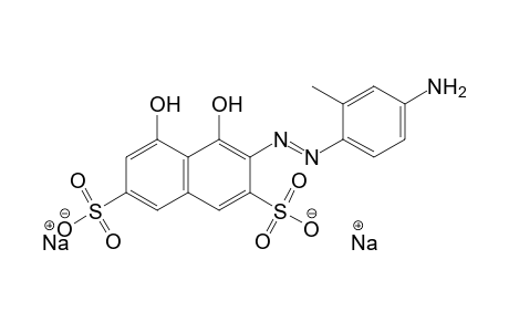 2,7-Naphthalenedisulfonic acid, 3-[(4-amino-2-methylphenyl)azo]-4,5-dihydroxy-, disodium salt