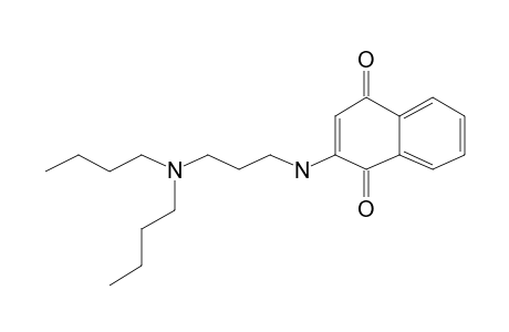 2-[3-[di-N-Butylamino]propylamino]-1,4-naphthoquinone