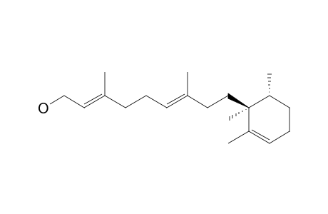 (2E,6E)-3,7-Dimethyl-9-[(1S,6R)-1,2,6-trimethylcyclohexe-2-enyl]nona-2,6-dienyl-1-ol