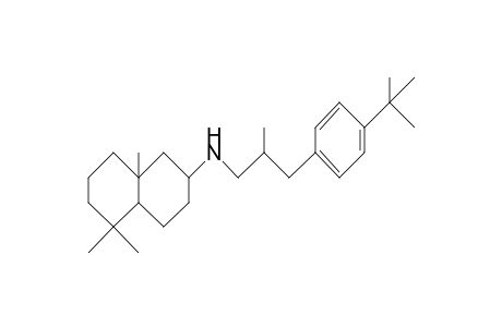 2-Naphthalenamine, N-[3-[4-(1,1-dimethylethyl)phenyl]-2-methylpropyl]decahydro-5,5,8a-trimethyl-