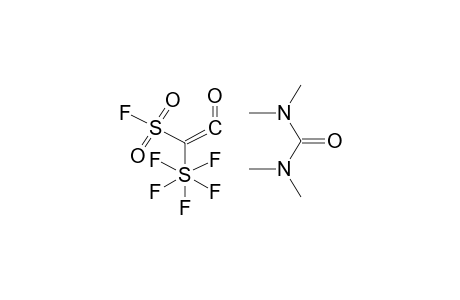 Pentafluorosulphuranyl(fluorosulphonyl)ketene-tetramethylurea complex