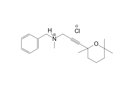 benzenemethanaminium, N-methyl-N-[3-(tetrahydro-2,6,6-trimethyl-2H-pyran-2-yl)-2-propynyl]-, chloride