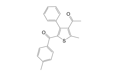 3-Acetyl-2-methyl-5-(4-methylbenzoyl)-4-phenylthiophene