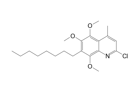 2-Chloro-5,6,8-trimethoxy-7-octyl-4-methylquinoline