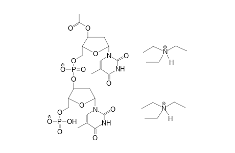 3'-o-Acetyl-5'-o-(5'-o-phosphoryldeoxythymid-3-yloxyphosphoryl)deoxythymidine, bis(triethylammonium salt)