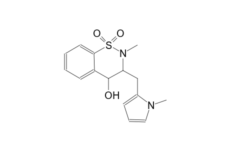 2H-1,2-benzothiazin-4-ol, 3,4-dihydro-2-methyl-3-[(1-methyl-1H-pyrrol-2-yl)methyl]-, 1,1-dioxide