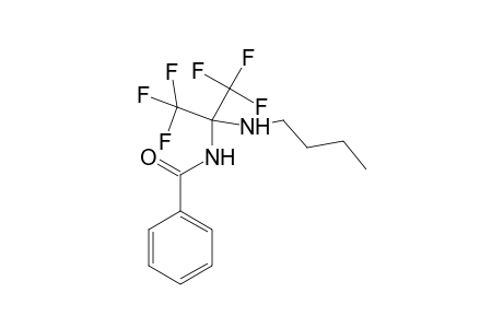 N-[1-(Butylamino)-2,2,2-trifluoro-1-(trifluoromethyl)ethyl]benzamide