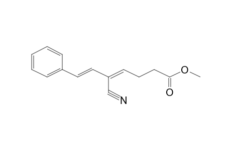 5-Cyano-7-phenyl-hepta-4,6-dienoic acid, methyl ester