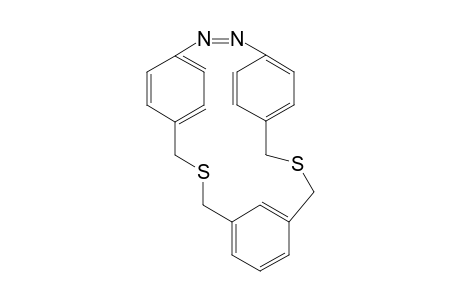 2,11-dithia-19,20-diaza-[3.3.2[(1,3)(1,4)(1,4)cyclophan-19-ene