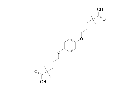 5,5'-(p-phenylenedioxy)bis[2,2-dimethylvaleric acid]