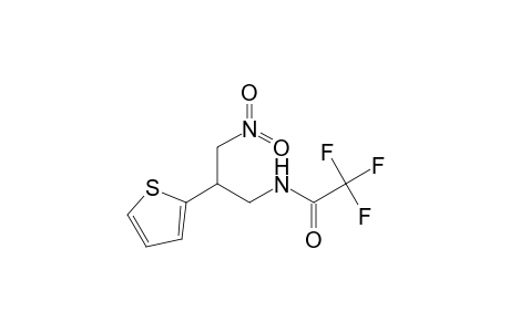 2,2,2-trifluoro-N-[3-nitro-2-(2-thienyl)propyl]acetamide