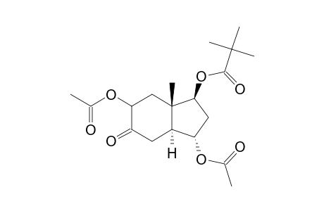 2,2-DIMETHYLPROPIONIC-ACID-3,6-DIACETOXY-7A-METHYL-5-OXO-OCTAHYDRO-INDEN-1-YL-ESTER