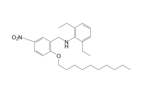 2-(decyloxy)-N-(2,6-diethylphenyl)-5-nitrobenzylamine