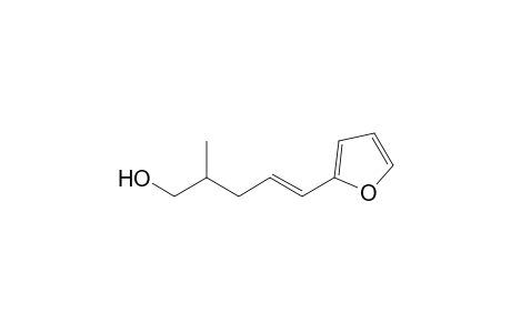 2-[5'-Hydroxy-4'-methyl-1'-penten-1'-yl]furan