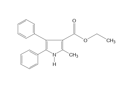 4,5-diphenyl-2-methylpyrrole-3-carboxylic acid, ethyl ester