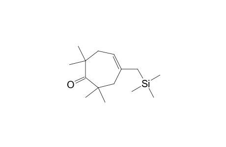 2,2,7,7-Tetramethyl-4-(trimethylsilylmethyl)cyclohept-4-enone