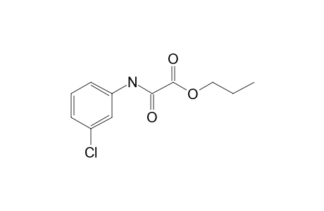 Oxalic acid, monoamide, N-(3-clorophenyl)-, propyl ester