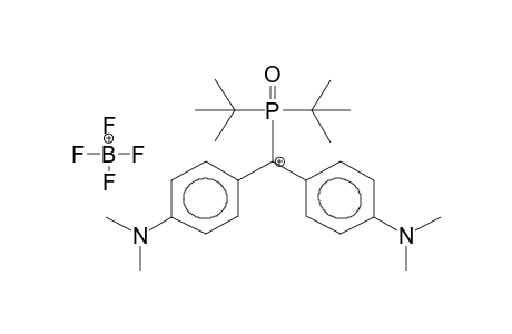 BIS(4-DIMETHYLAMINOPHENYL)METHYLDITERT-BUTYLPHOSPHINYLCARBENIUMTETRAFLUOROBORATE