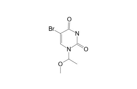 Pyrimidine-2,4(1H,3H)-dione, 5-bromo-1-(1-methoxyethyl)-