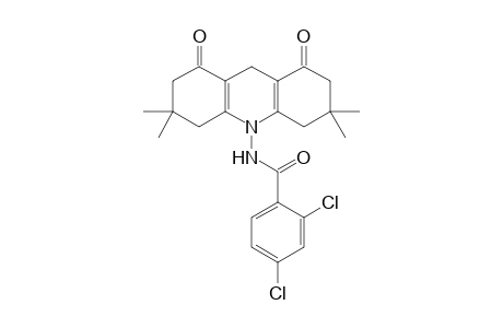 10-[(2',4'-Dichlorobenzoyl)amino]-3,3,6,6-tetramethyl-3,4,6,7,9,10-hexahydro-1,8(2H,5H)-acridinedione