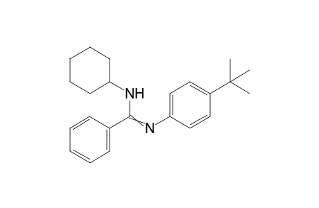 N'-(4-(tert-Butyl)phenyl)-N-cyclohexylbenzimidamide