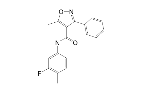 3'-fluoro-5-methyl-3-phenyl-4-isoxazolecarboxy-p-toluidide