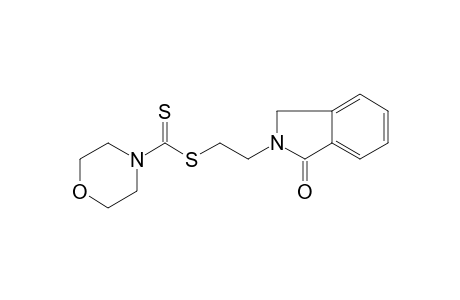 2-(1-Oxo-1,3-dihydro-2H-isoindol-2-yl)ethyl 4-morpholinecarbodithioate