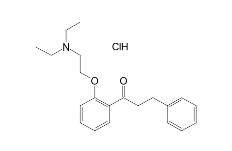 2'-[2-(diethylamino)ethoxy]-3-phenylpropiophenone, hydrochloride