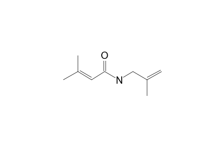 but-2-Enoic acid, amide, 3-methyl-N-methallyl-