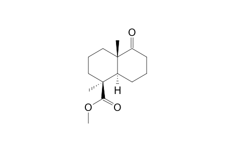 (1S,4aS,8aR)-1,4a-dimethyl-5-oxo-3,4,6,7,8,8a-hexahydro-2H-naphthalene-1-carboxylic acid methyl ester