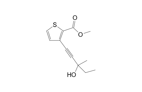 Methyl 3-(3-hydroxy-3-methylpent-1-yn-1-yl)thiophene-2-carboxylate