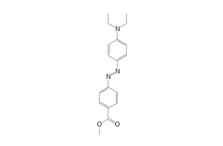 p-{[p-(diethylamino)phenyl]azo}benzoic acid, methyl ester