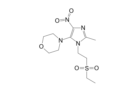 1-[2'-(Ethylsulfonyl)ethyl]-5-(morpholinin-1''-yl)-4-nitro-2-methylimidazole