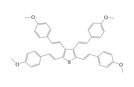 2,3,4,5-Tetrakis(4-methoxystyryl)thiophene