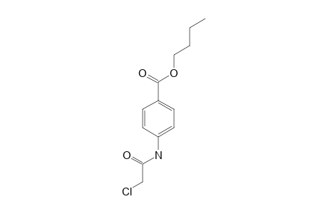 p-(2-chloroacetamido)benzoic acid, butyl ester