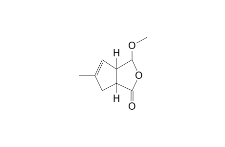 1-Methoxy-5-methyl-1,3a,4,6a-tetrahydrocyclopenta[c]furan-3-one