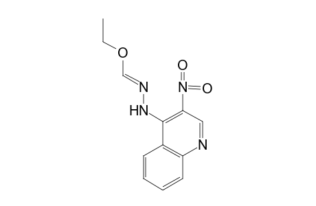 N-[(3-nitro-4-quinolyl)amino]formimidic acid, ethyl ester
