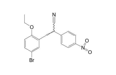 3-(5-BROMO-2-ETHOXYPHENYL)-2-(p-NITROPHENYL)ACRYLONITRILE