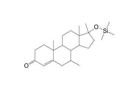 7.ALPHA.,17.ALPHA.-DIMETHYLANDROST-4-ENE-17.BETA.-OL-3-ONE(17.BETA.-TRIMETHYLSILYL ETHER)